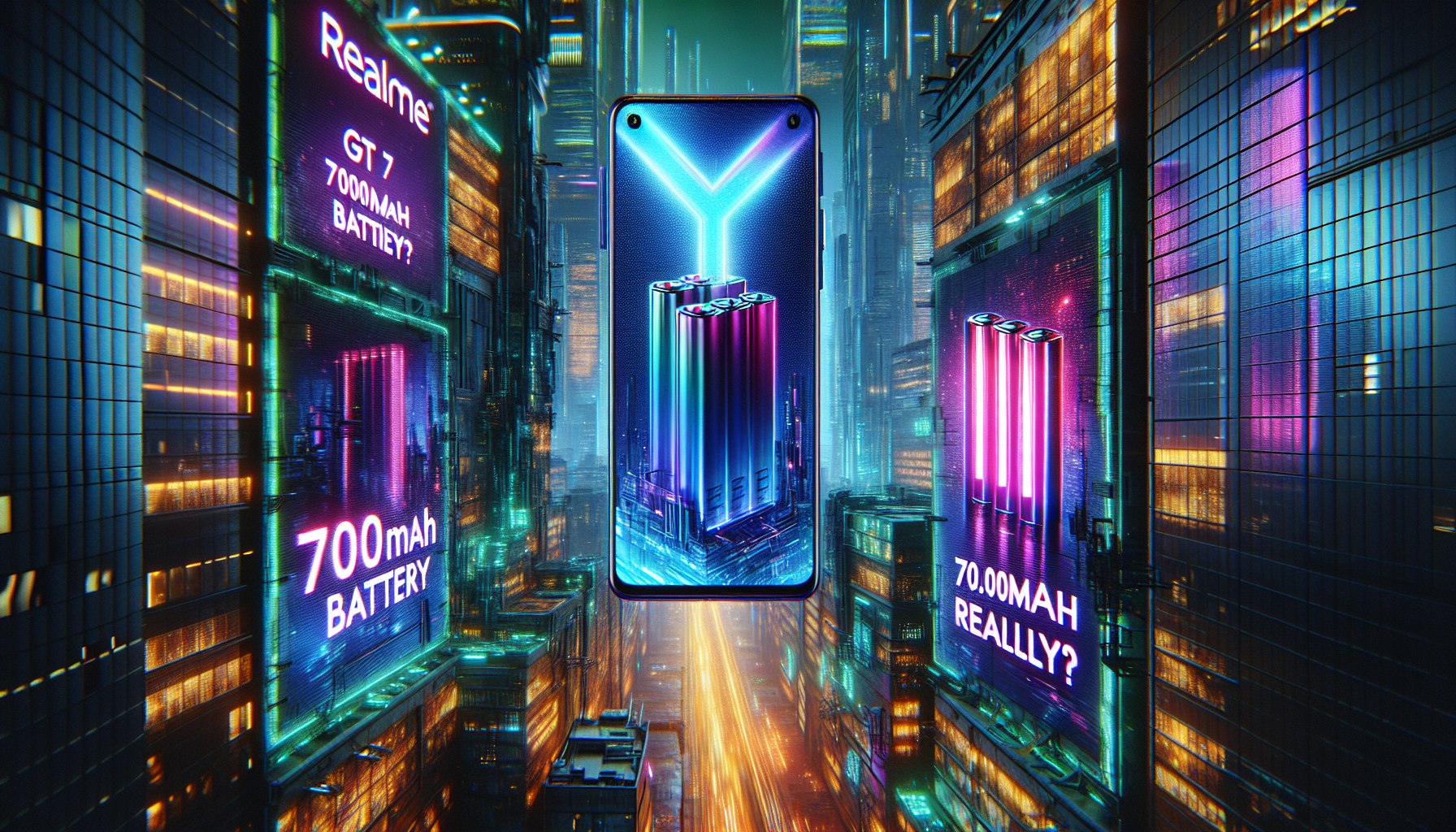 리얼미 GT 7 시리즈: 7000mAh 배터리?! 진짜?