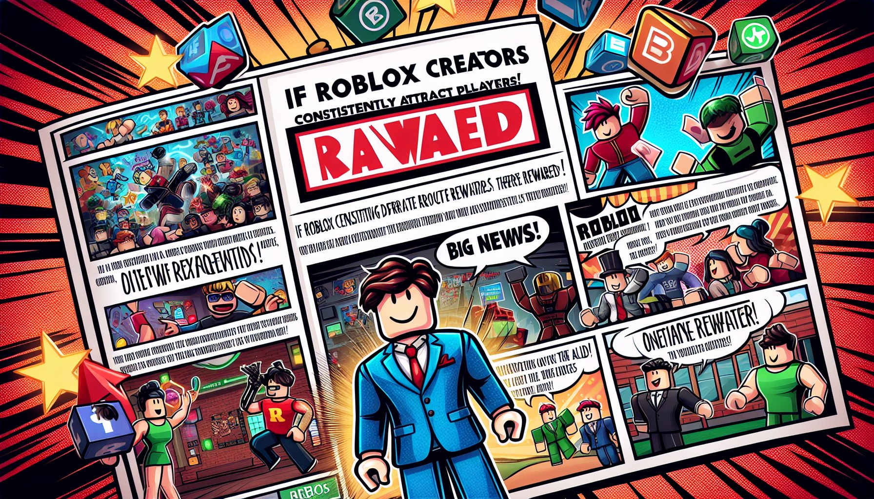 Roblox, 크리에이터에게 정기적으로 플레이어를 유치하면 보상한다! 대박 소식!