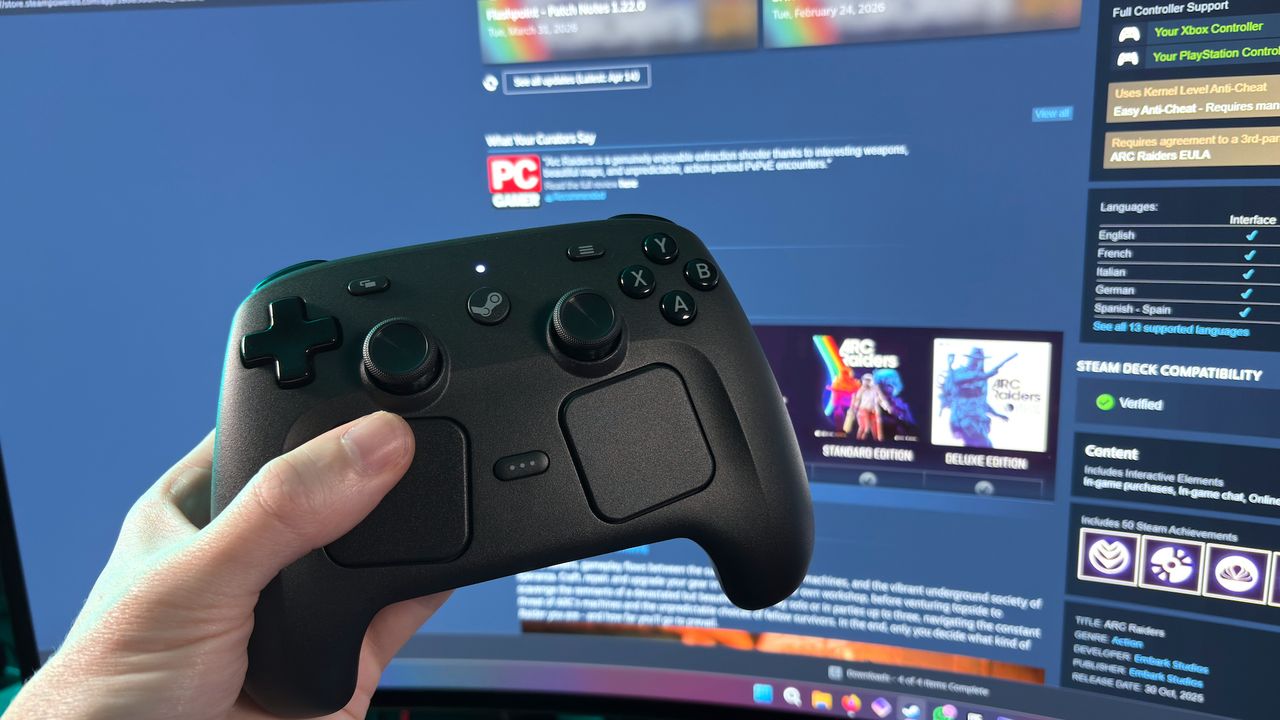 Steam 컨트롤러에 숨겨진 윌헬름 비명 이스터 에그를 발견하다